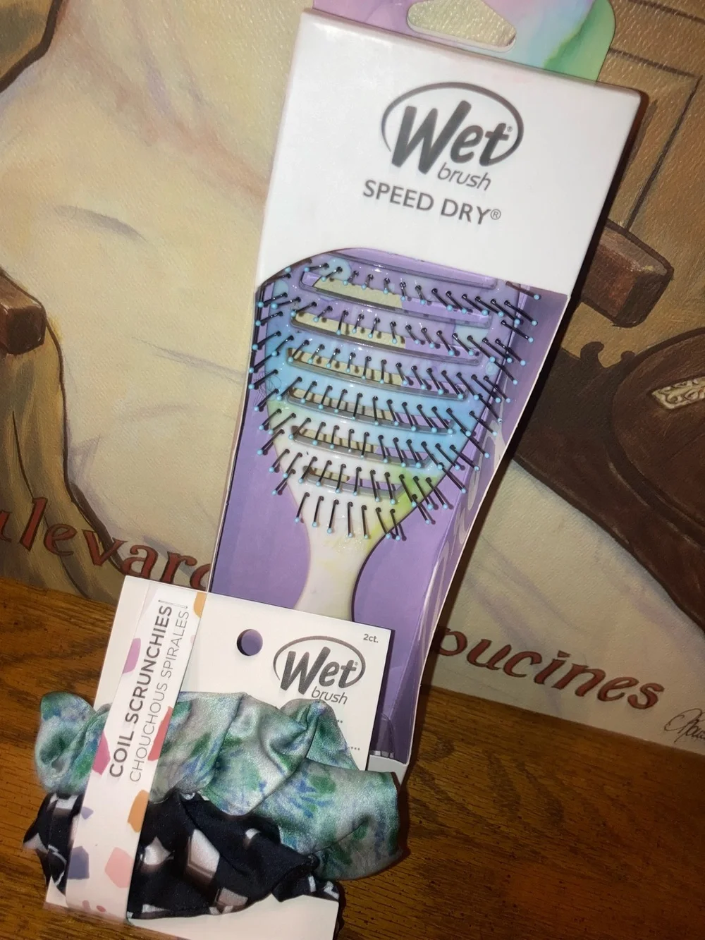 Wet Brush Bundle - Wet Brush Speed Dry & Wet Brush Scrunchies - NEW